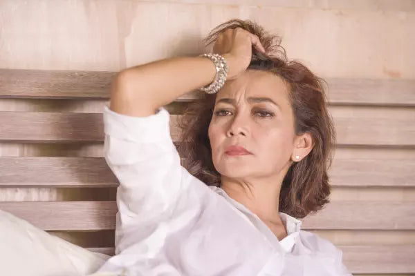 vrouw in de overgang