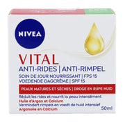 Nivea Vital Anti-Rimpel Extra Voedende Dagcrème Voor Rijpere Huid 50 ml