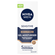 Nivea Men Skin & Stubble Moisturizer Gezichtsgel 50 ml