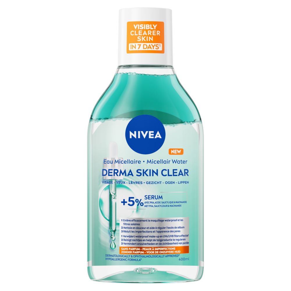 NIVEA Derma Skin Clear Serum Infused Micellair Water 400 ml