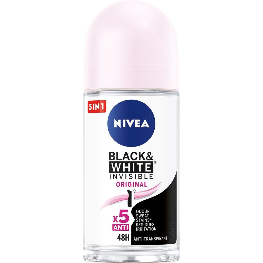 Nivea Black & White Invisible Original Roll-on 50 ml