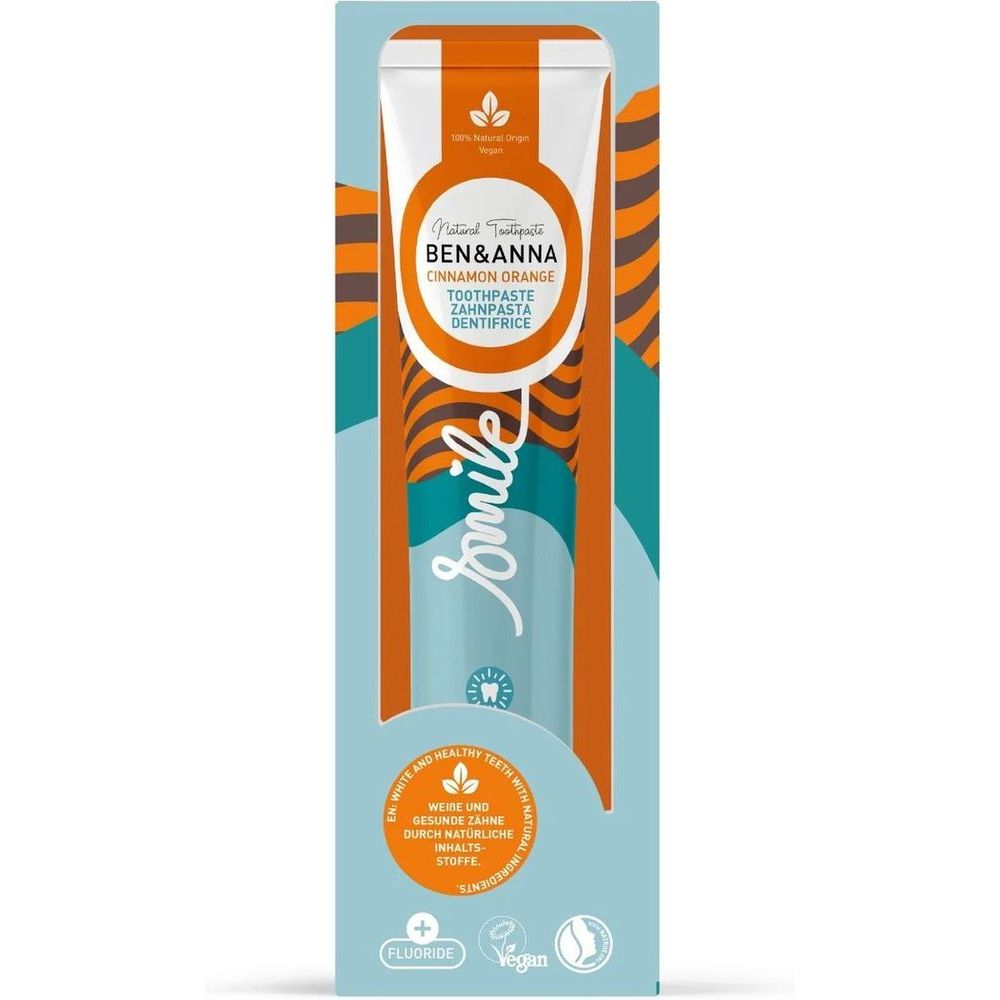 Ben & Anna Toothpaste smile cinnamon orange 75 ml