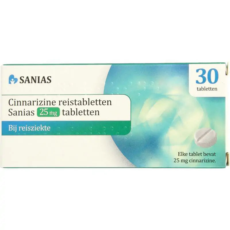 Sanias Cinnarizine 25 mg 30 tabletten