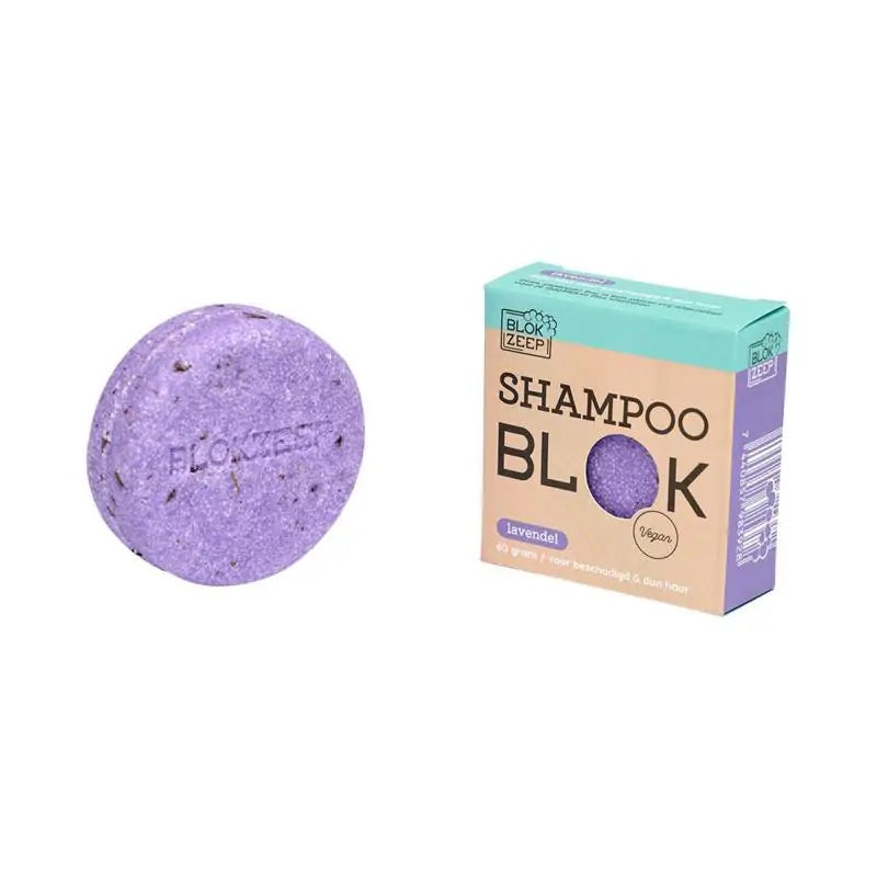 Blokzeep shampoo bar lavendel 60 g
