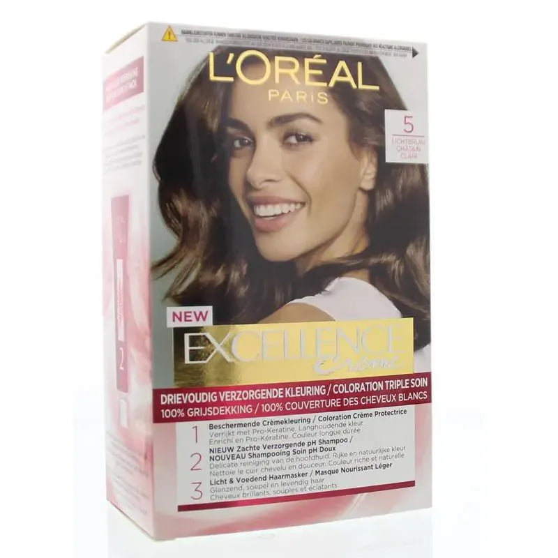 Loreal Excellence 5 lichtbruin