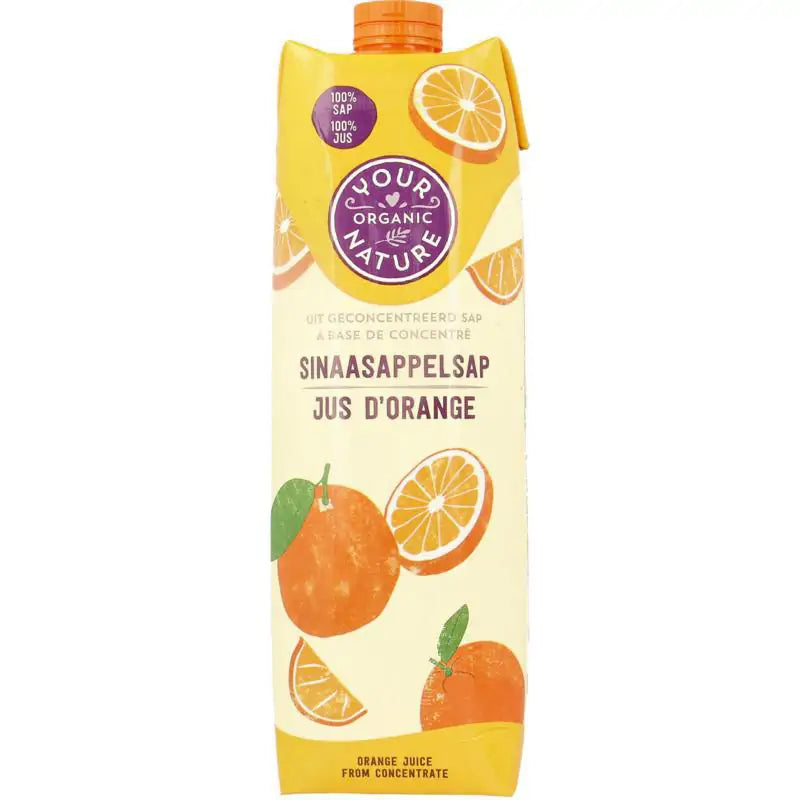 Your Organic Nature yon sinaasappelsap biologisch 1 liter