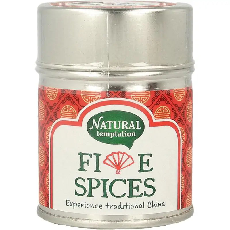 Natural Temptation Five spices blikje natural spices biologisch 50 gram