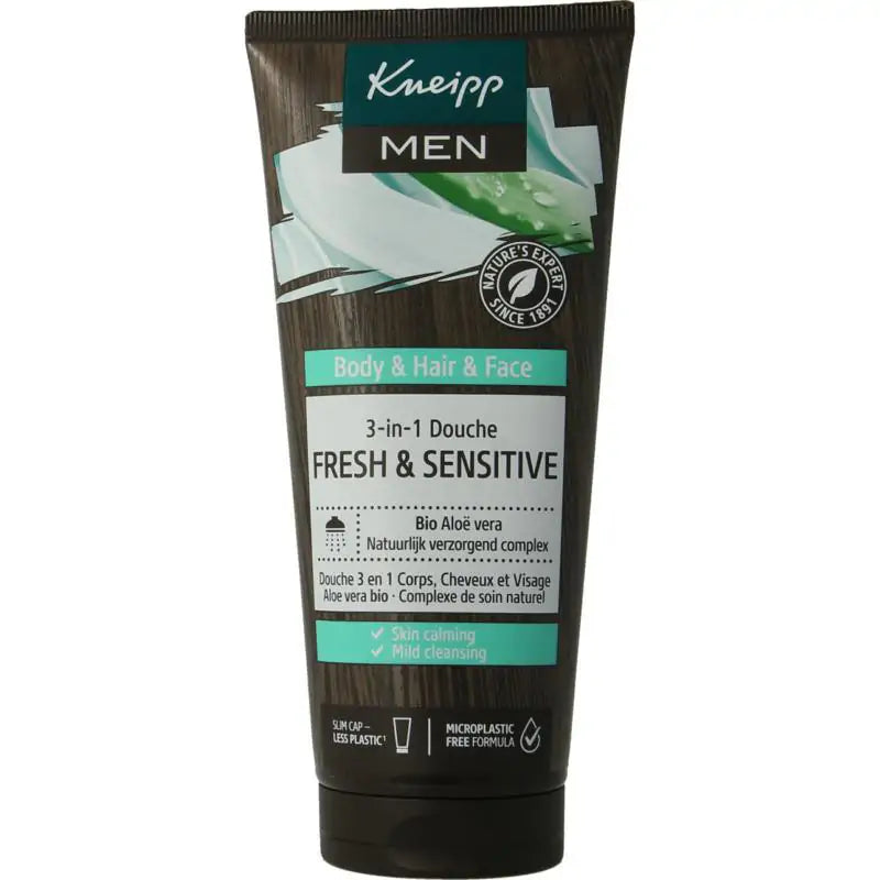 Kneipp men douche 3in1 fresh & sensit 200 ml