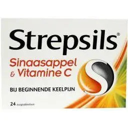 Strepsils Sinaasappel / Vitamine C 24 zuigtabletten (afbeelding 2)