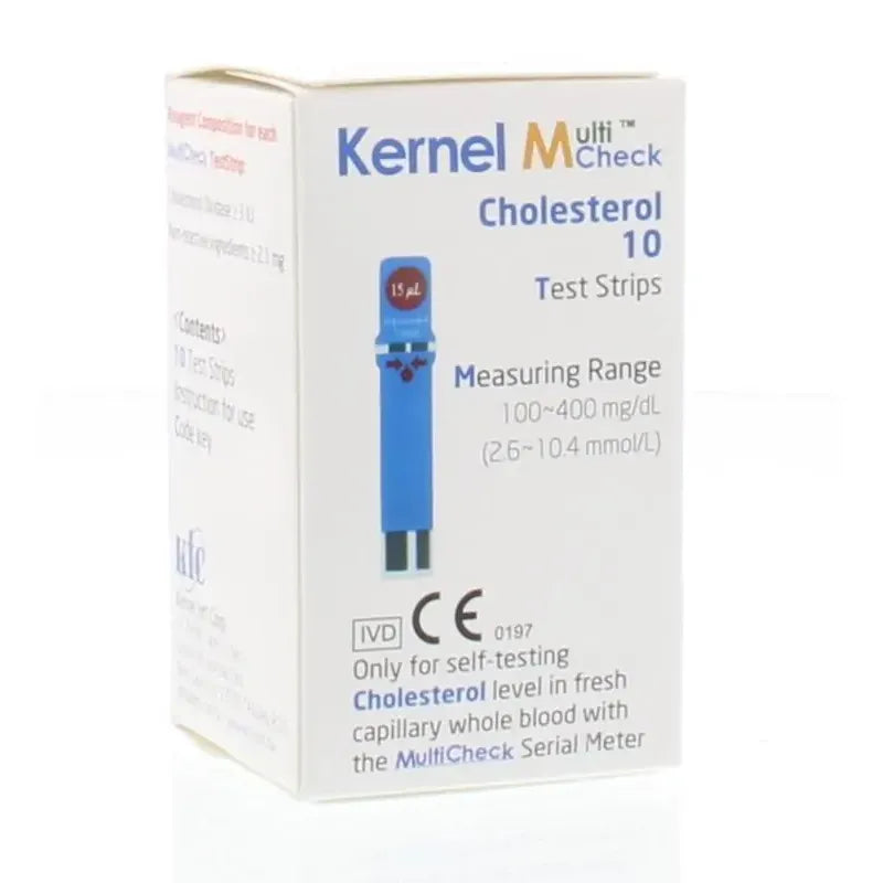 Testjezelf.nu Multicheck cholesterol strips 10 stuks (afbeelding 2)