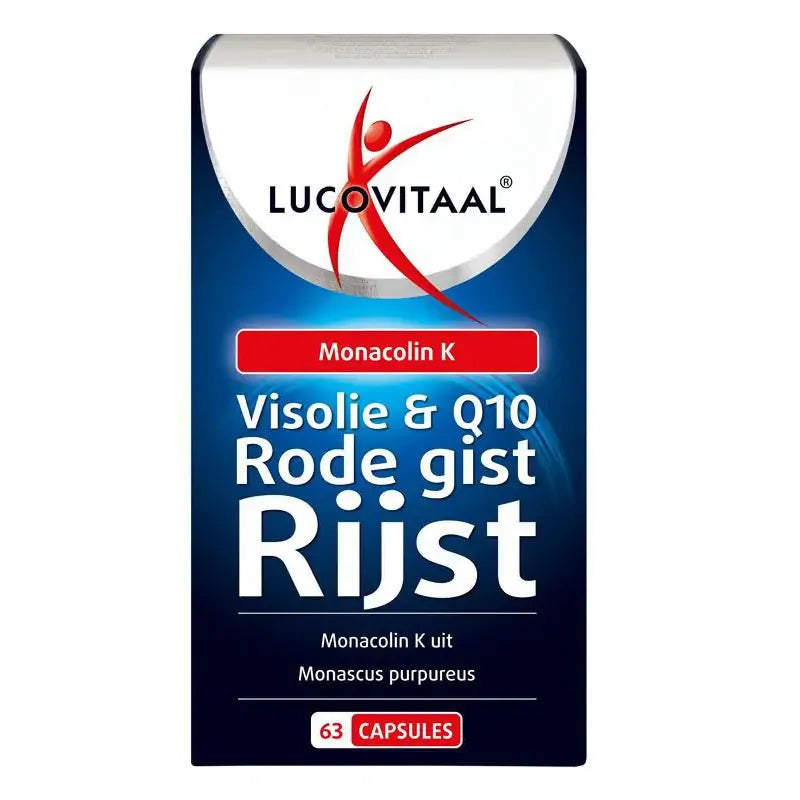 Lucovitaal Rode gist rijst + visolie & Q10 63 capsules