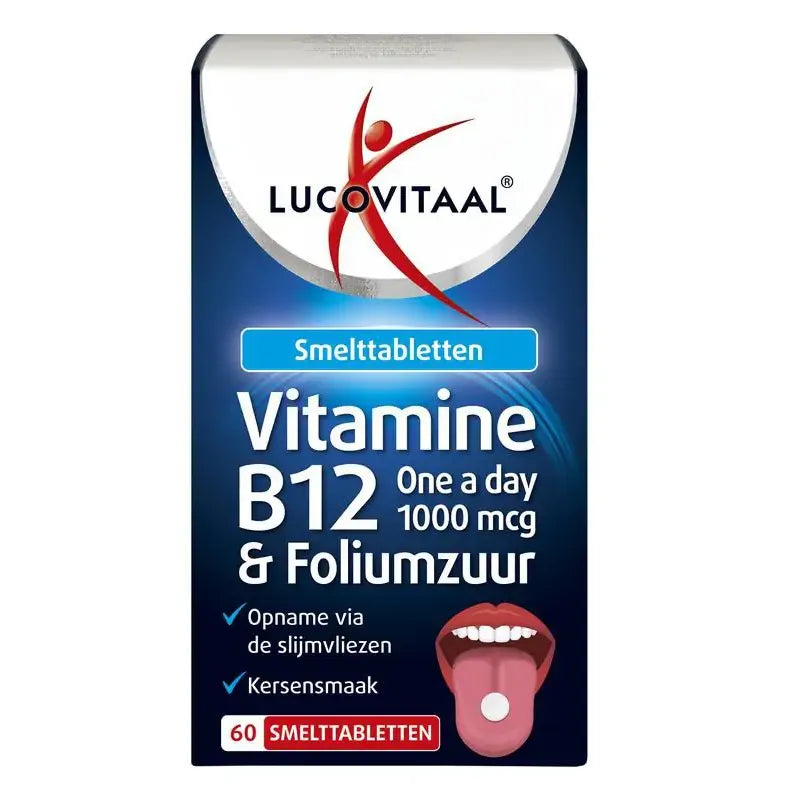 Lucovitaal B12 & foliumzuur 60 smelttabletten