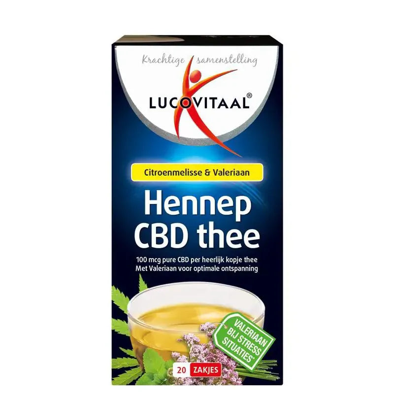 Lucovitaal Hennep CBD thee 20 zakjes