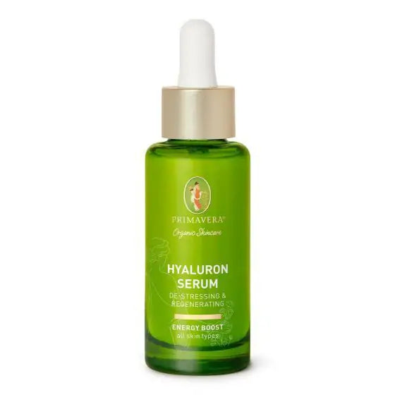 Primavera Hyaluron serum de-stressing regenerating biologisch 30 ml