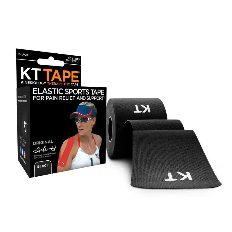 KT Tape Pro original precut 5 meter zwart 20 stuks