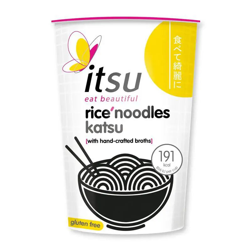Itsu Katsu rice noodles cup 63 gram