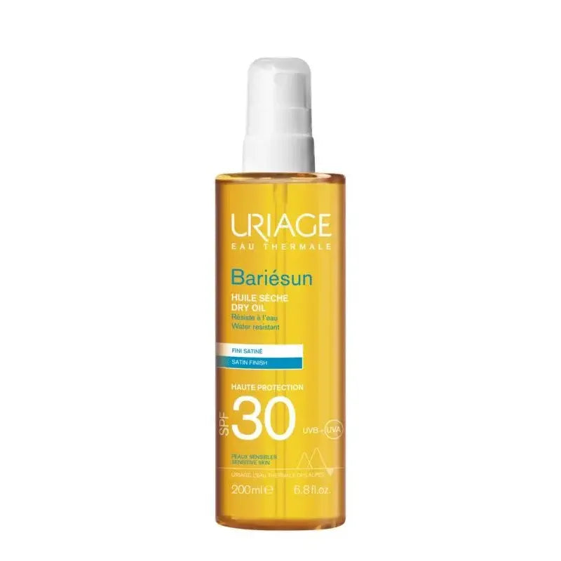 Uriage sun droge olie spf30 200 ml