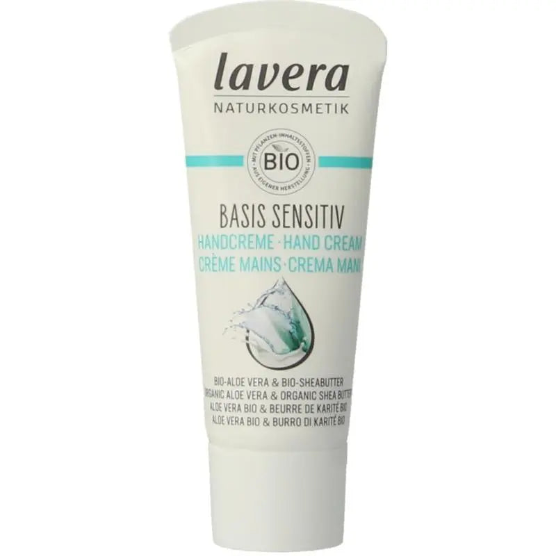 Lavera Basis sensitiv handcreme mini biologisch 20 ml