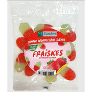 Damhert Fraiskes strawberry z suikers 100 gram