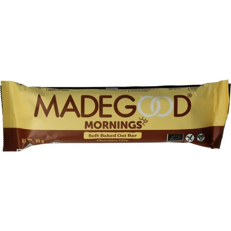 Madegood Morning bar chocolate chip 30 gram