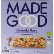 Madegood Granola bar mixed berries 24 gram biologisch 6 stuks
