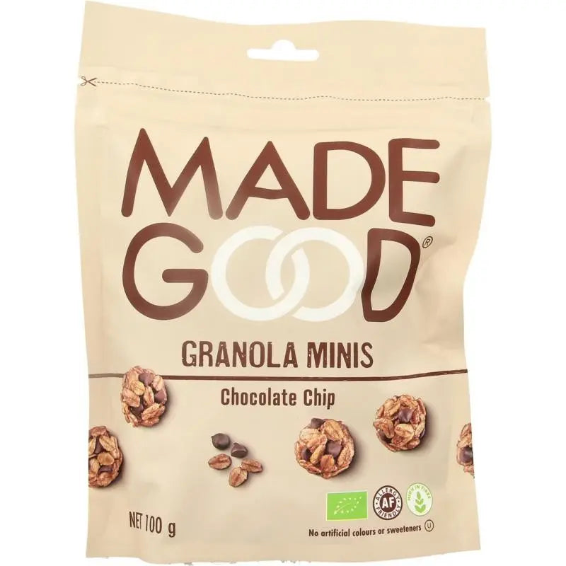 Madegood Granola minis chocolate chip biologisch 100 gram