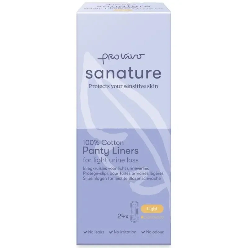 Sanature Pro vivo incontinentie inlegkruisjes light 24 stuks