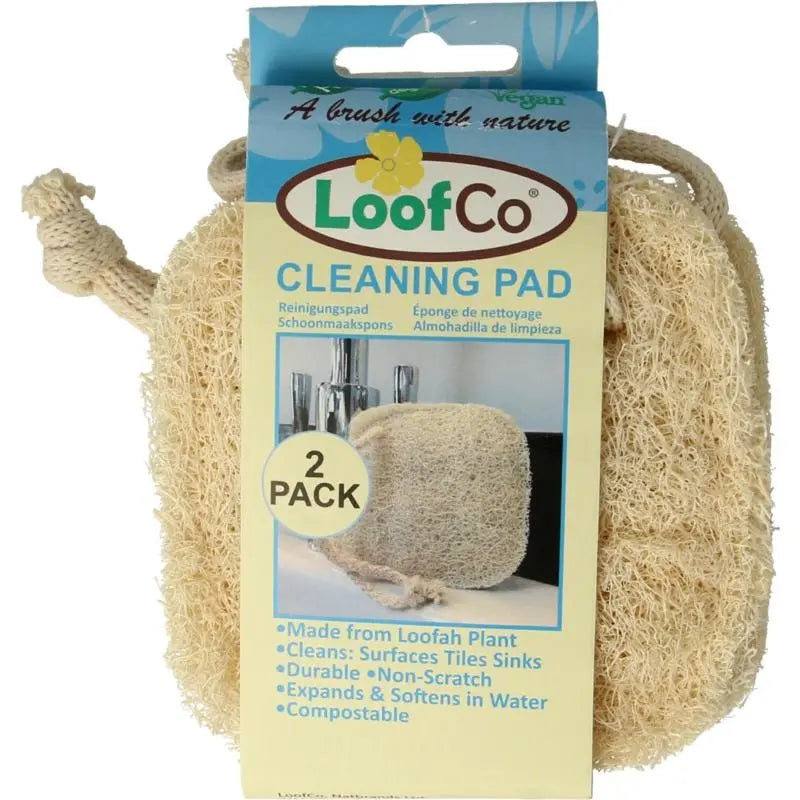 Loofco Schoonmaakspons biologisch 2 stuks