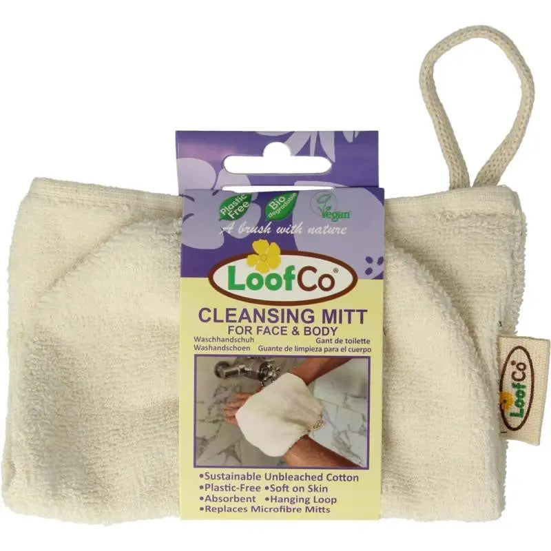 Loofco Washandje ongebleekt katoen biologisch