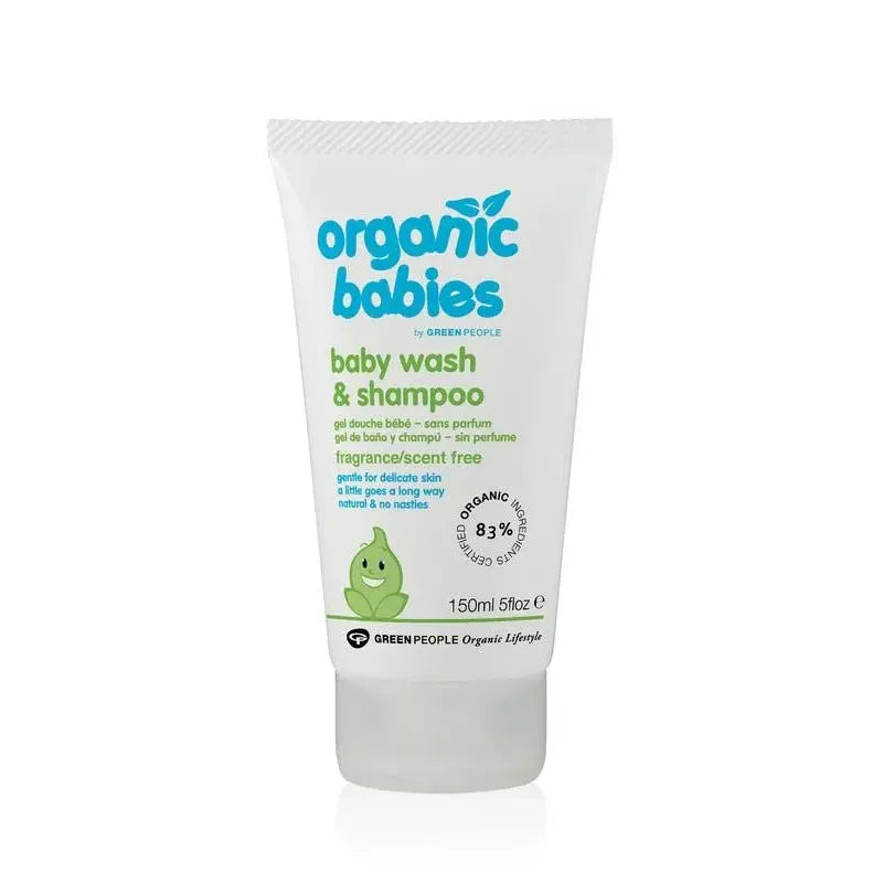 Green People Organic babies baby wash & shampoo scent free 150 ml