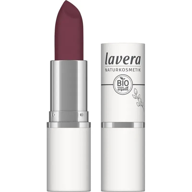 Lavera Lipstick velvet matt royal cassis 06 biologisch 4