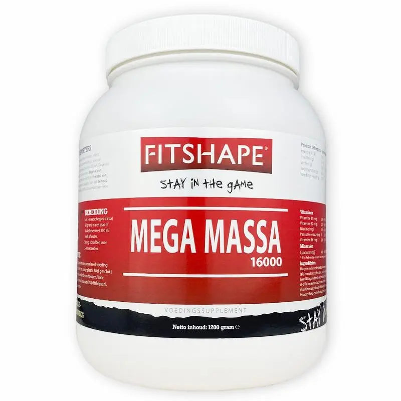 Fitshape Mega 16000 I banaan 1200 gram