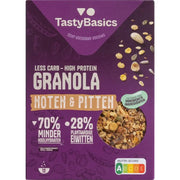 Tastybasics Less carb-high protein granola noten & pitten 350 gram