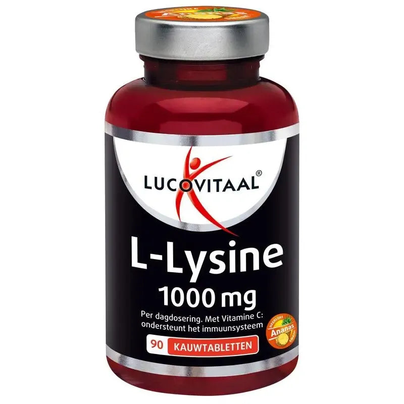 Lucovitaal L-Lysine 1000 mg 90 kauwtabletten
