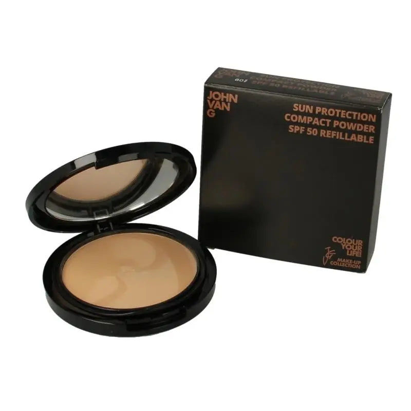 John van G Sun protection compact powder refillable 60 SPF50