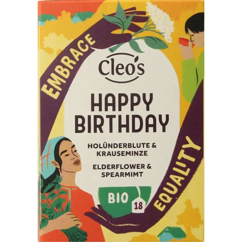 Cleo's Happy birthday biologisch 18 zakjes