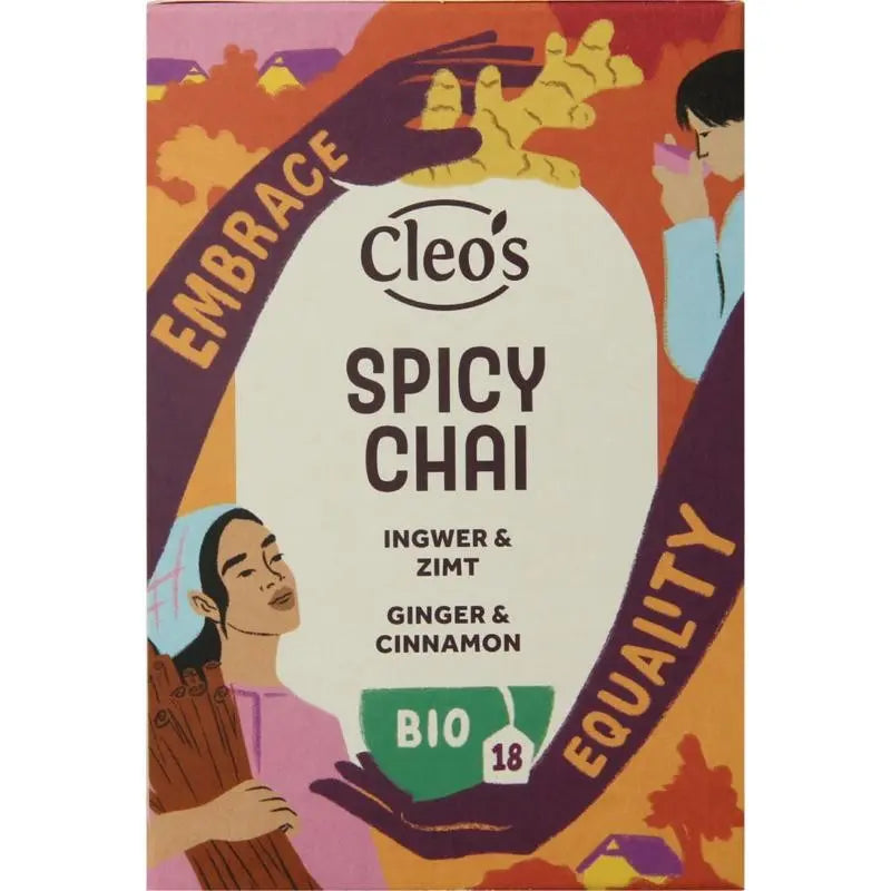 Cleo's Spicy chai biologisch 18 zakjes