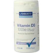 Lamberts Clinic Pack Vitamine D 25mcg 180 capsules