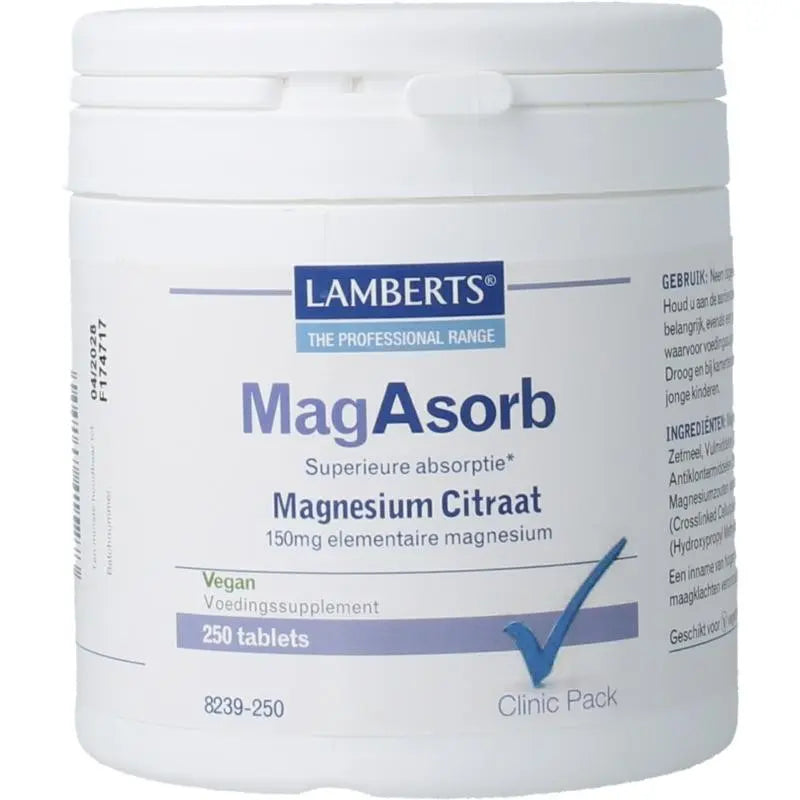 Lambert Clinic Pack Magasorb 250 tabletten
