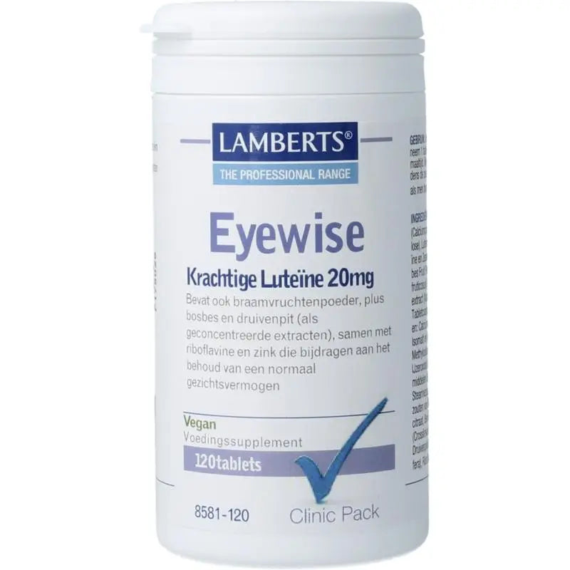 Lamberts Clinic Packs Eyewise Luteine 20mg 120 tabletten