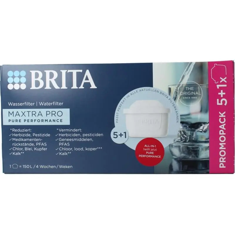 Brita Filter maxtra pro 5+1 6 stuks