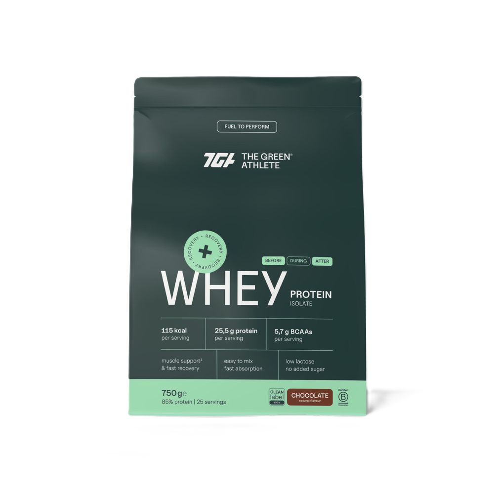 Green Athlete Whey protein isolate chocolate 750 gram