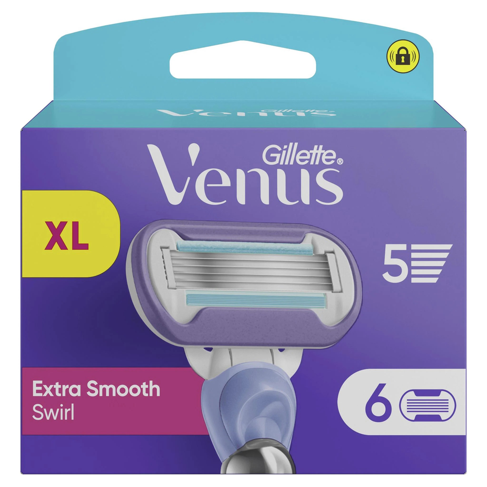 Gillette Venus Scheermesjes Deluxe Smooth Swirl 6 st