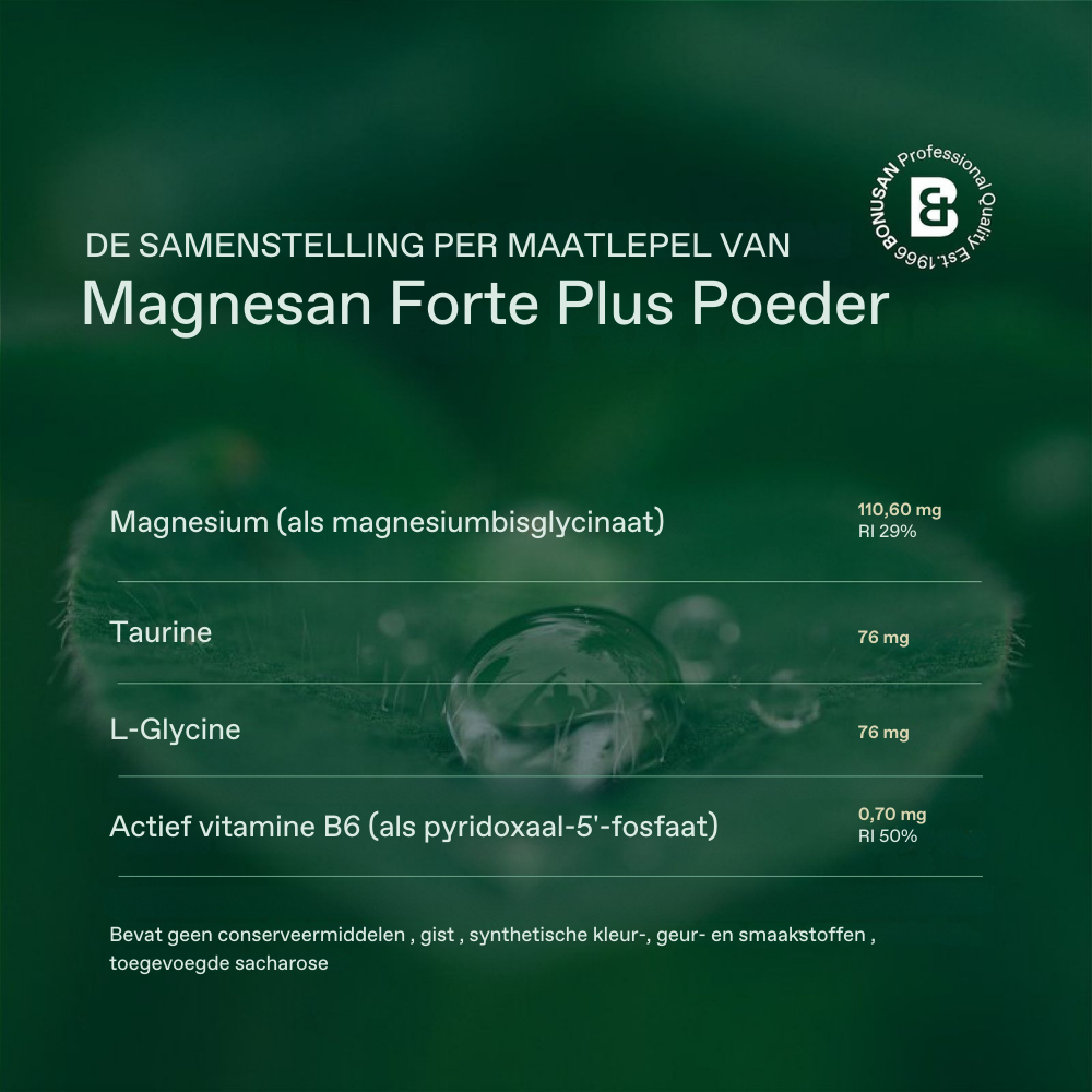 Bonusan Magnesan Forte plus poeder