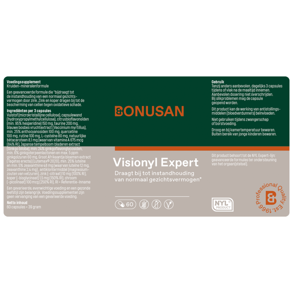 Bonusan Visionyl Expert 60 vcaps