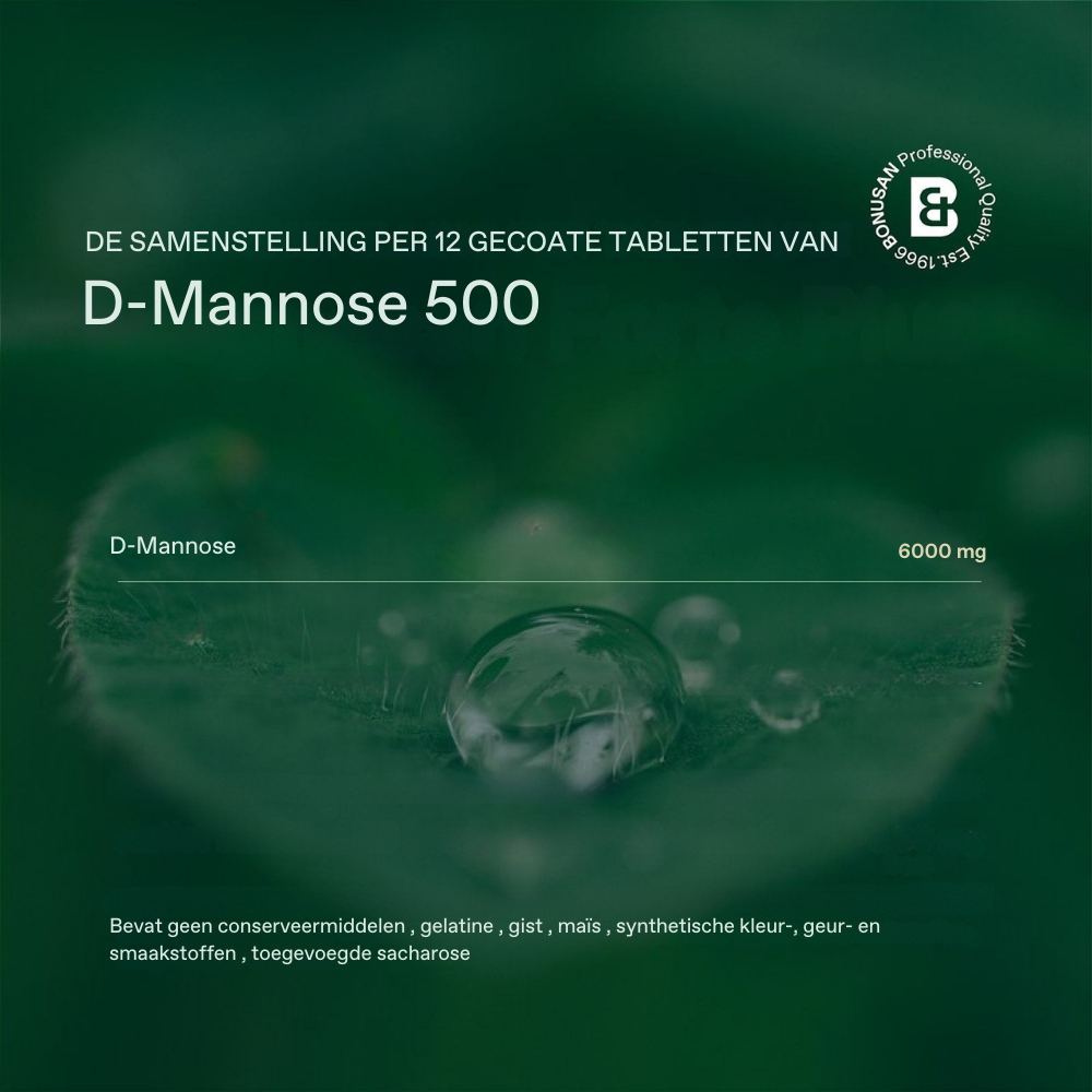 Bonusan D-Mannose 500 120 tabletten