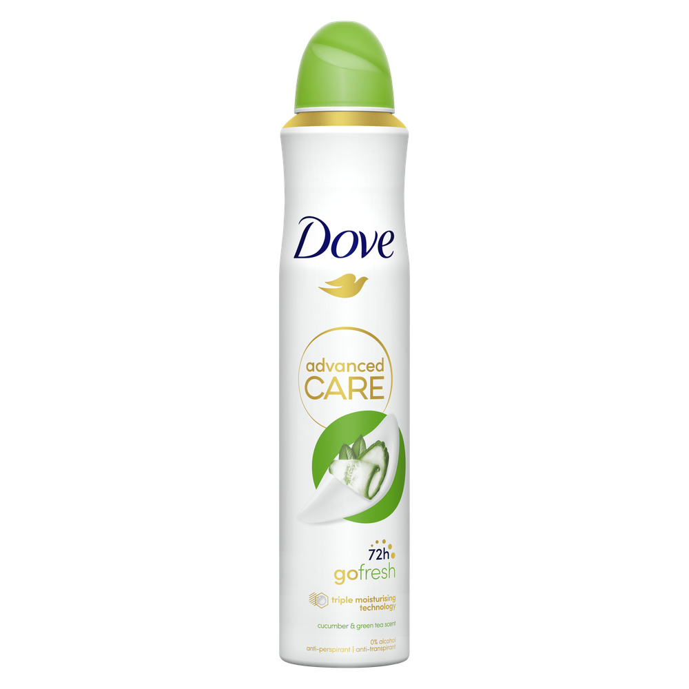 Dove Advanced Care Go Fresh Komkommer & Groene Thee Deospray 250 ml