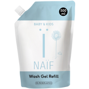 Naïf Reinigende Wasgel voor Baby & Kids Navulverpakking 500 ml
