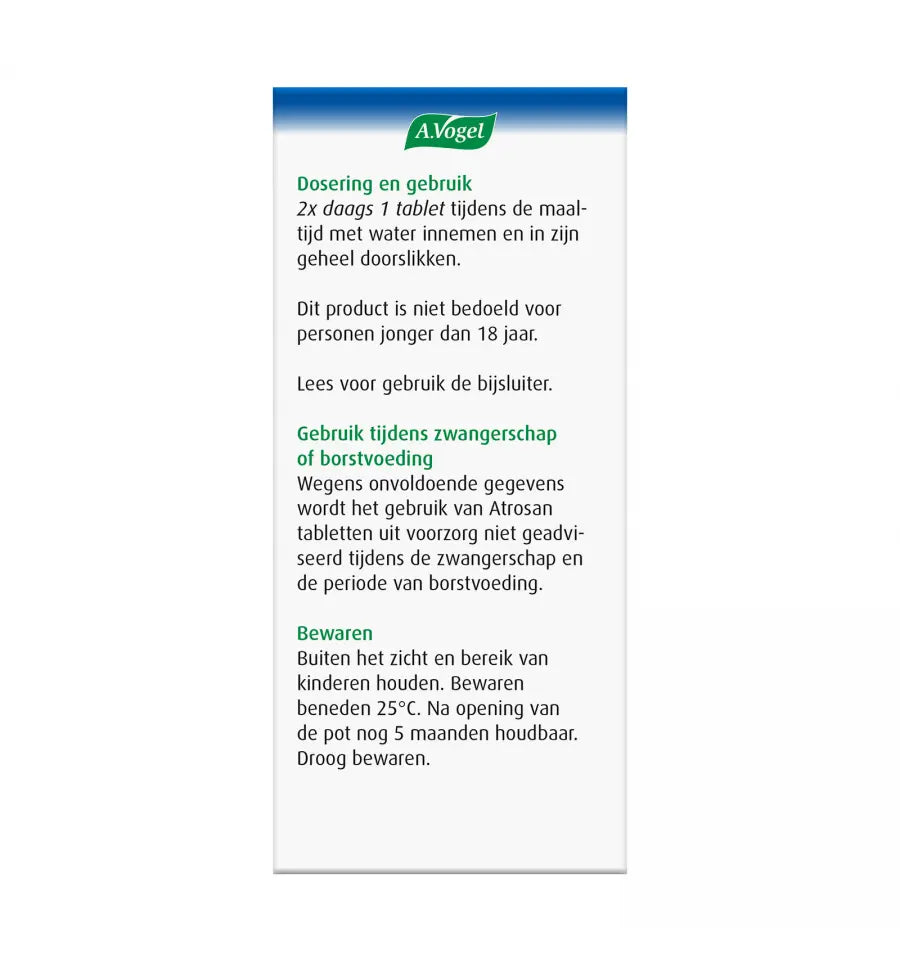 A.Vogel Atrosan 60 tabletten (afbeelding 4)