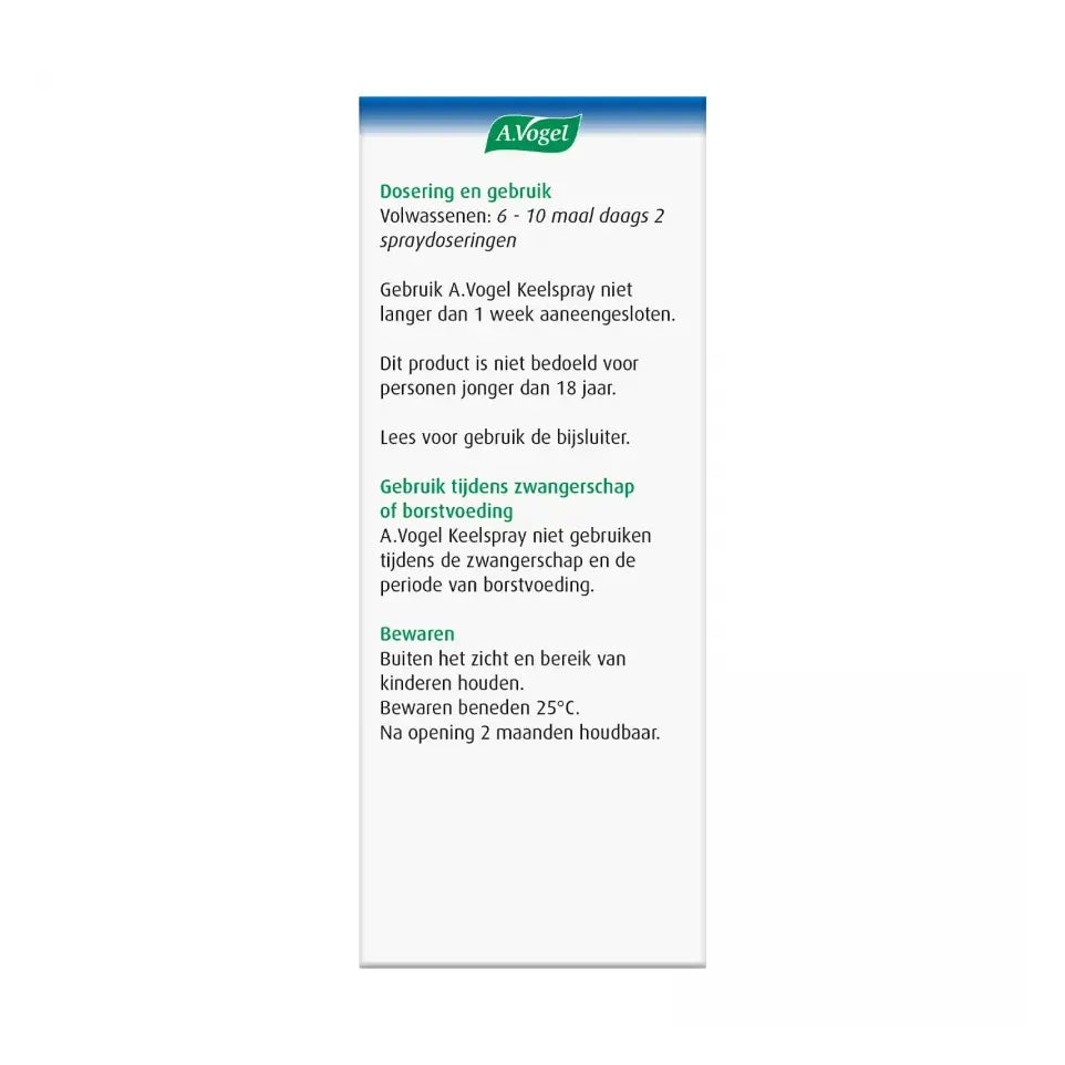 A Vogel Keelspray 30 ml